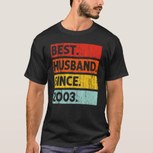 Bestes Ehemann seit 2003 19 Jahre 19. Wedding Anni T-Shirt