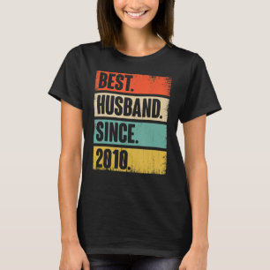 Bestes Ehemann seit 2010 12 Jahre Hochzeit Anniver T-Shirt