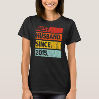 Bestes Ehemann seit 2015 7 Jahre 7th Wedding Anniv T-Shirt