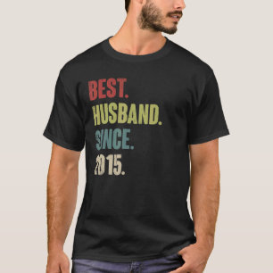 Bestes Ehemann seit 2015 Re zum 7. Hochzeitstag T-Shirt