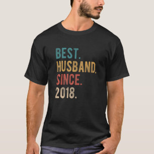 Bestes Ehemann seit 2018 4. Hochzeitstag T-Shirt