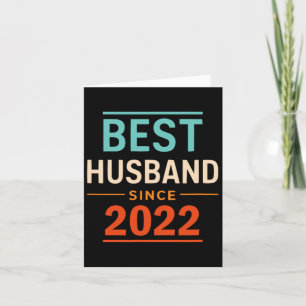 Bestes Ehemann seit 2022 2. Hochzeitstag 2 Karte