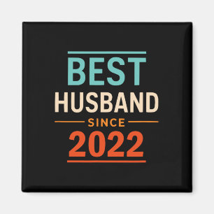 Bestes Ehemann seit 2022 2. Hochzeitstag 2 Magnet