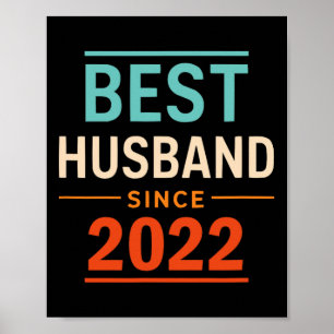 Bestes Ehemann seit 2022 2. Hochzeitstag 2 Poster