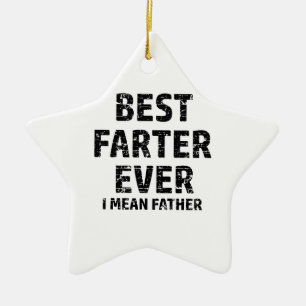 Bestes Farter oder Vater in der Welt Keramikornament
