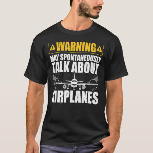 Bestes Flugzeug für Frauen Pilot Luftfahrzeug-Flug T-Shirt