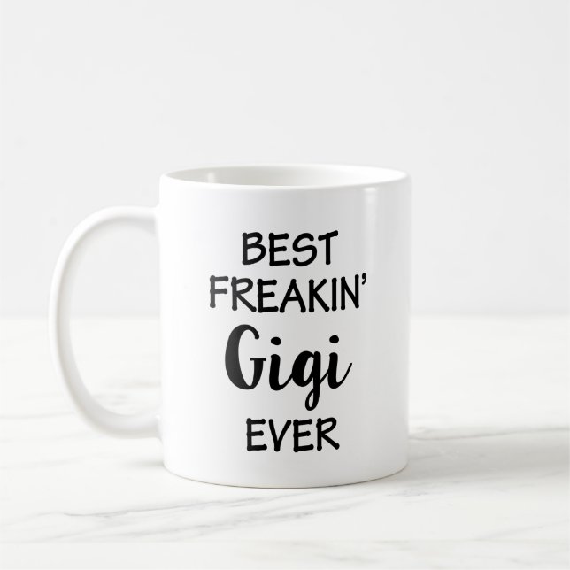 Bestes Freakin Gigi Kaffeetasse (Links)
