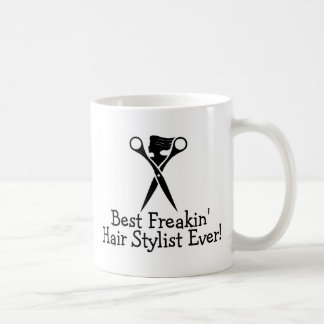Bestes Freakin Haar-Stylist-überhaupt Schwarzes Tasse