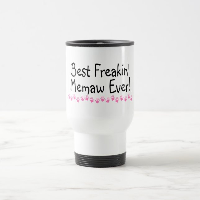 Bestes Freakin Memaw überhaupt Reisebecher (Mittel)