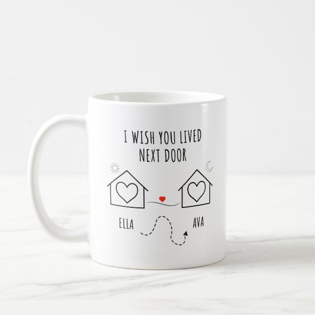 Bestes Freund Geschenk, Geschenk für den besten Fr Kaffeetasse (Links)