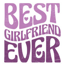Bestes-Freundin-aller-Zeiten Lila Welliges-Text-T-