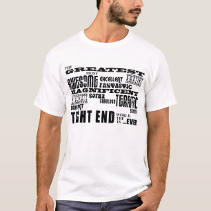 Bestes Fußball-feste Enden-beststes festes Ende T-Shirt