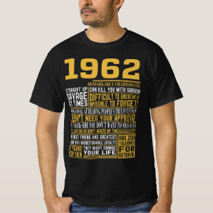 Bestes Geborenes 1962 Fakten für Männer, Frauen, B T-Shirt