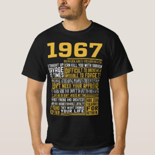 Bestes Geborenes 1967 Fakten für Männer, Frauen, T-Shirt