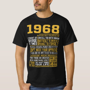 Bestes Geborenes 1968 Fakten für Männer, Frauen, T-Shirt