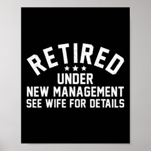 Bestes gedämmtes Design für Herren Boys Retiree Re Poster