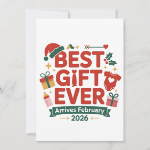 Bestes Geschenk Ankunft im Februar 2026 Weihnachts Ankündigung