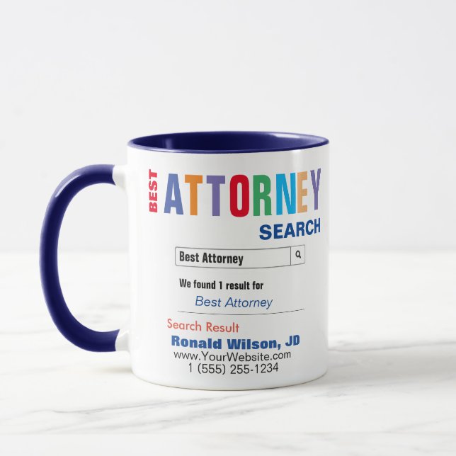 Bestes Geschenk des Anwalts Tasse (Links)