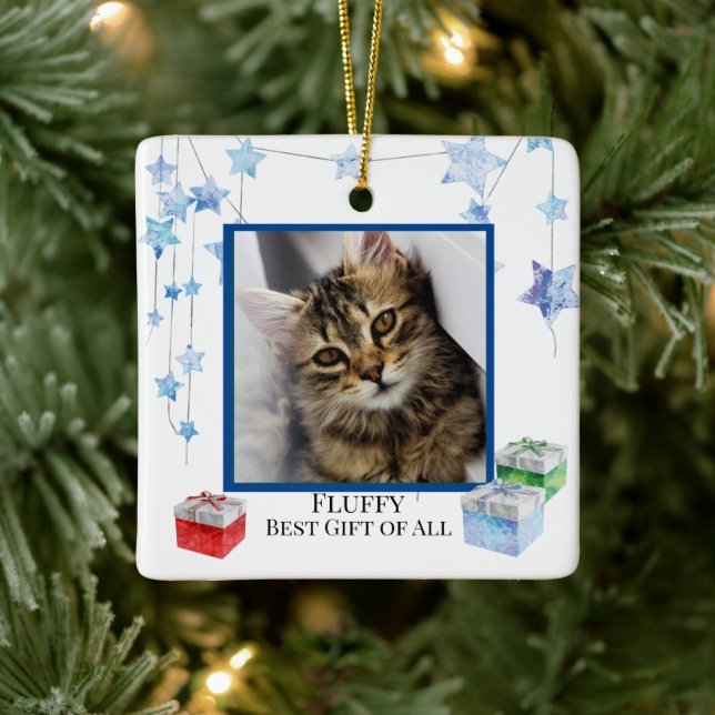 Bestes Geschenk für alle, Weihnachten für Begleite Keramikornament (Baum)