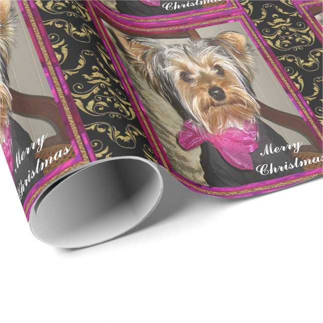 Bestes Geschenk für alle Yorkie Geschenkpapier (Rolleneckpunkt)