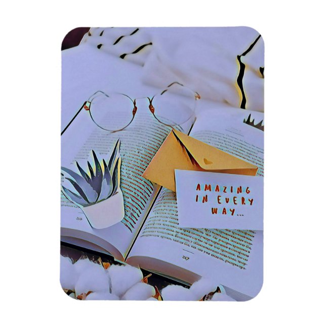 Bestes Geschenk für Buchliebhaber Magnet (Vertikal)