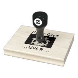 Bestes Geschenk für Christliche Weihnachten Gummistempel