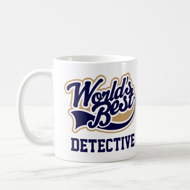 Bestes Geschenk für Detektive Welten Kaffeetasse (Links)