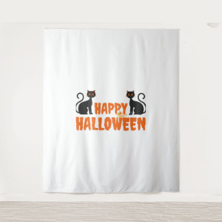 Bestes Geschenk für halloween Happy Hal Wandteppich