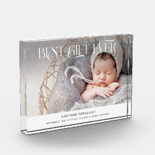 Bestes Geschenk für jedes neue Baby Foto Keepake
