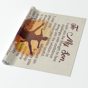 Bestes Geschenk für Son Zu meinen Son-Zitaten Geschenkpapier
