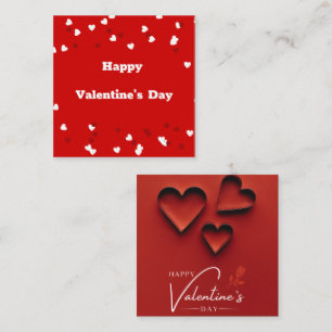 Bestes Geschenk für Valentinstag! Mitteilungskarte