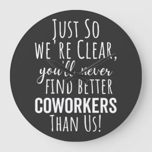 BESTES GESCHENK FÜR VERLASSEND KÜHLER GROßE WANDUHR