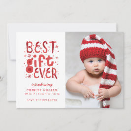Bestes Geschenk für Weihnachten Geburtserklärung