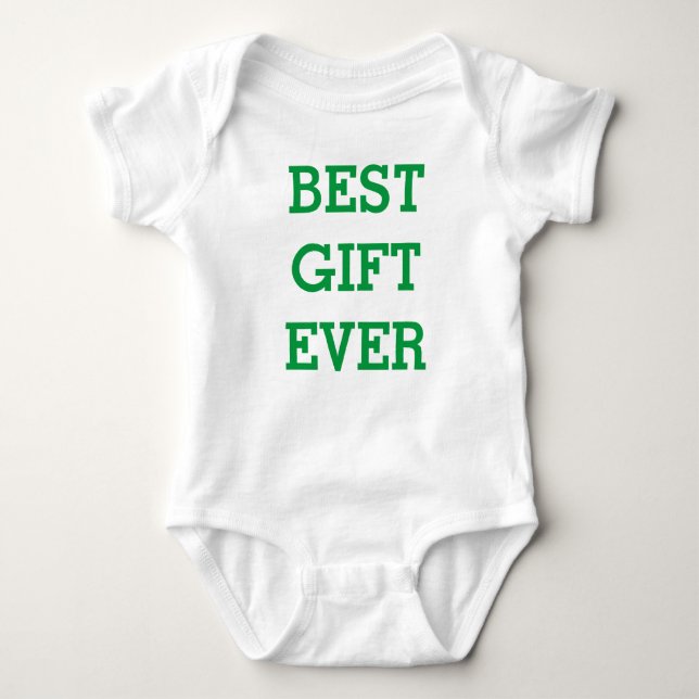 Bestes Geschenk je - Baby Jersey Bodysuit Baby Strampler (Vorderseite)
