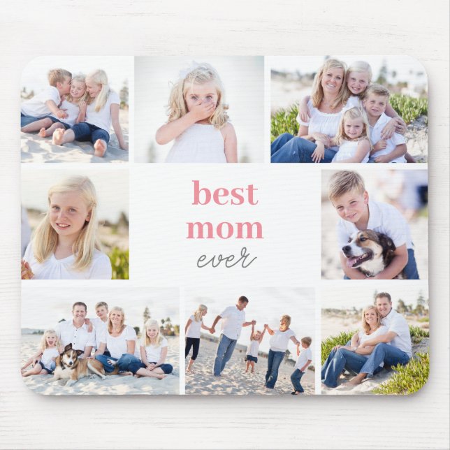 Bestes Geschenk Personalisiert Color Foto Maus-Pad Mousepad (Vorne)