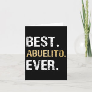 Bestes Geschenk von Abuelito je Grafik von Großtoc Karte