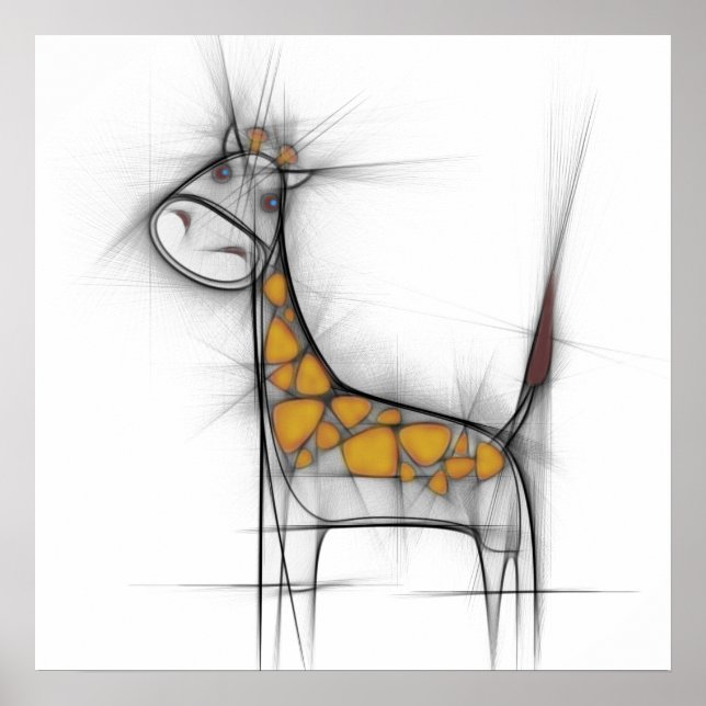 Bestes Giraffenposter Poster (Vorne)