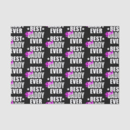 Bestes Girl Daddy je Pattern Seidenpapier