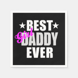 Bestes Girl Daddy je Serviette