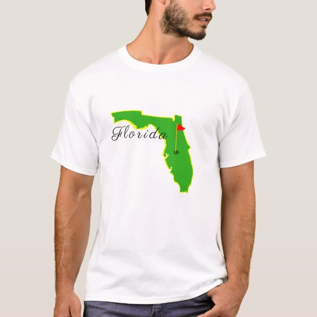 Bestes Golfgeschenk unter 25 , Florida Golf T-Shirt (Vorderseite)