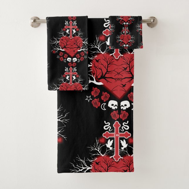Bestes gotisches Geschenkzubehör Badhandtuch Set (Insitu)
