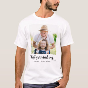 Bestes Grandad-je-Foto T-Shirt