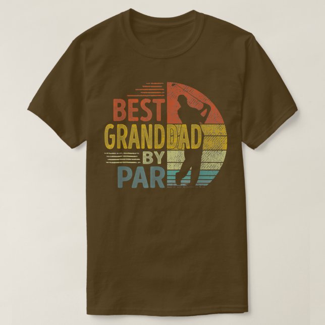 Bestes Granddad by Par Father39s Day Golf Geschenk T-Shirt (Design vorne)