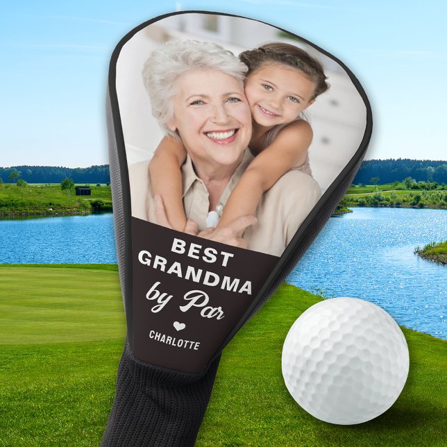 Bestes GRANDMA nach PAR-Bild - Muttertag Golf Headcover (Von Creator hochgeladen)