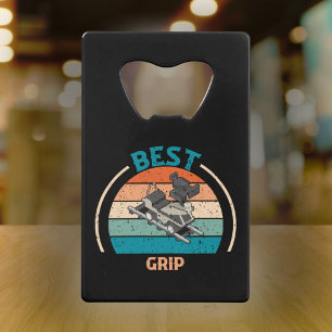 Bestes Grip Retro - Crew-Geschenk Geldbeutel Flaschenöffner