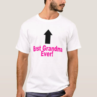 Bestes Großmutter-überhaupt Rosa T-Shirt