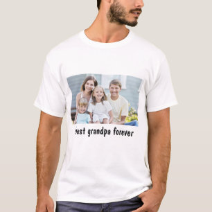bestes Großvater-für immer Familien-Bild T-Shirt