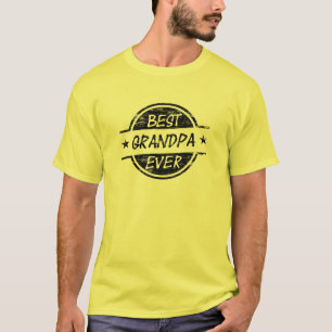Bestes Großvater-überhaupt Schwarzes T-Shirt