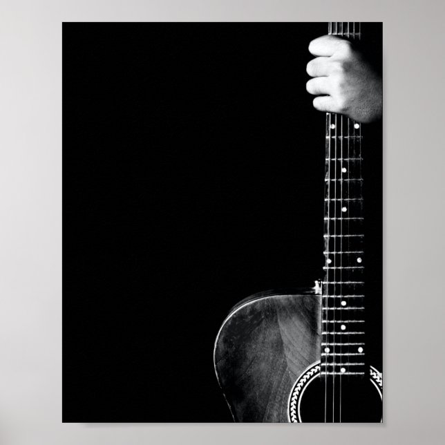Bestes Guitarist-Geschenk Poster (Vorne)