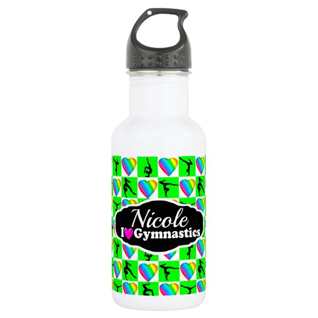 BESTES GYMNAST-DESIGN EDELSTAHLFLASCHE (Vorderseite)
